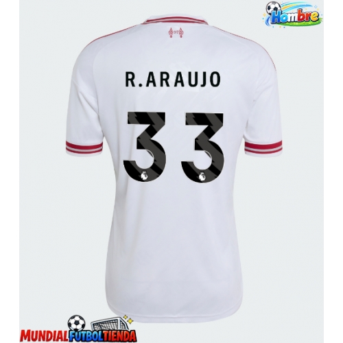 Camiseta Liverpool Ronald Araujo #33 Segunda Equipación Replica 2026-27 mangas cortas
